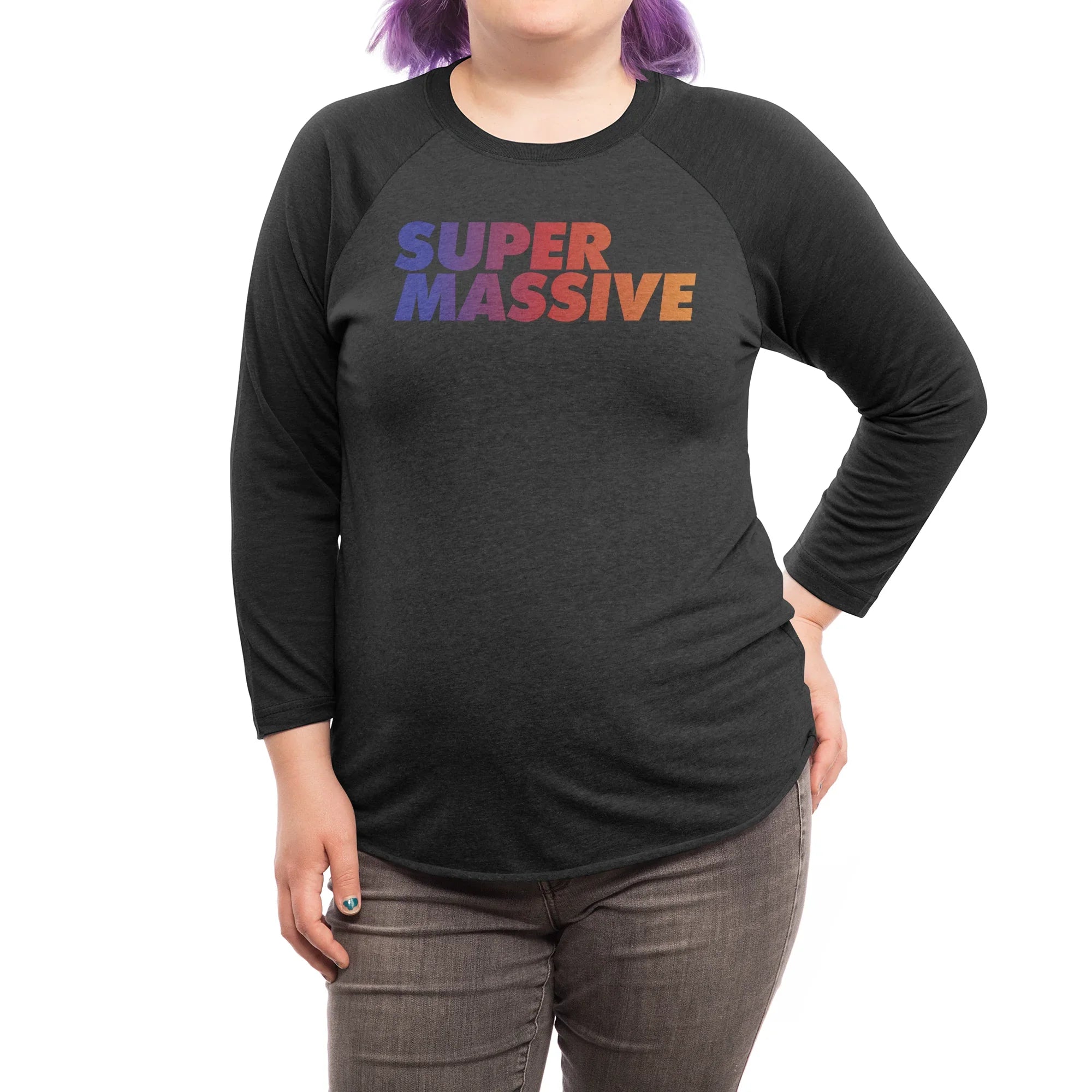 Super Massive Logo — Womens Longsleeve T Shirt