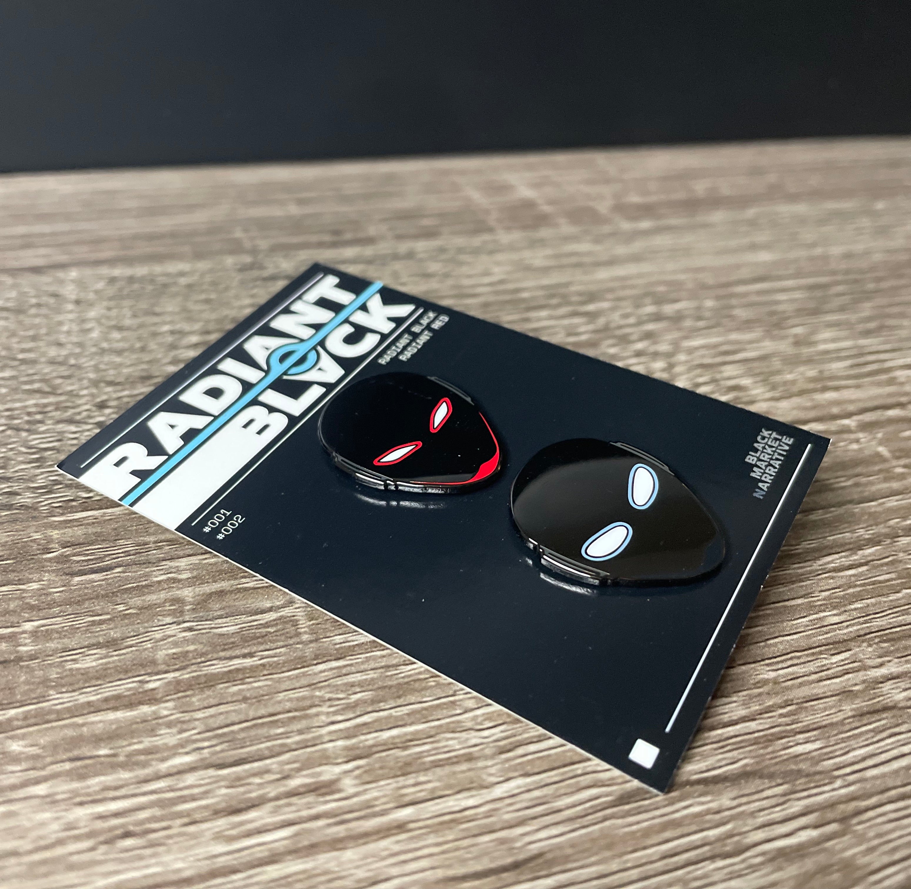 Radiant Pin Set: Black & Red